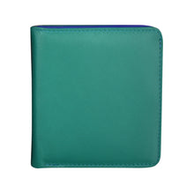 Load image into Gallery viewer, ILI NEW YORK BI-FOLD WALLET AQUA COBALT