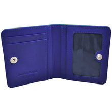 Load image into Gallery viewer, ILI NEW YORK BI-FOLD WALLET AQUA COBALT