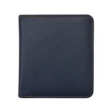 Load image into Gallery viewer, ILI NEW BI-FOLD WALLET NAVY SADDLE