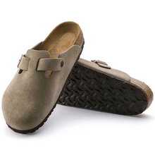 Load image into Gallery viewer, BIRKENSTOCK BOSTON TAUPE SUEDE LEATHER