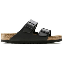 Load image into Gallery viewer, BIRKENSTOCK ARIZONA BLACK BIRKO-FLOR