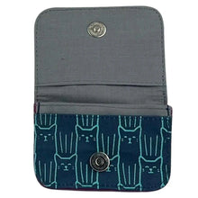 Load image into Gallery viewer, MALIA DESIGNS CAT CARDHOLDER NAVY
