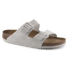 Load image into Gallery viewer, Arizona Antique White Suede Birkenstock