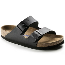 Load image into Gallery viewer, Arizona Black Birkoflor Birkenstock