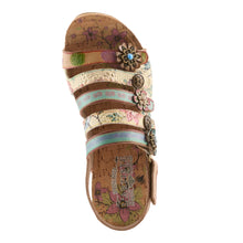 Load image into Gallery viewer, L'ARTISE BY SPRINGSTEP BUCKLEITUP BEIGE MULTI