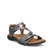 Load image into Gallery viewer, Big Time Pewter Leather Taos