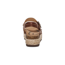 Load image into Gallery viewer, AETREX PAULA PLATFORM WEDGE SANDAL WALNUT