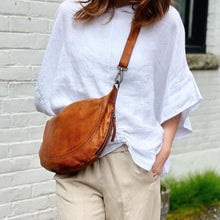 Load image into Gallery viewer, LATICO CALLIE CROSSBODY SLING COGNAC