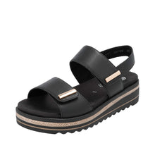 Load image into Gallery viewer, REMONTE JOCELYN 59 WEDGE BLACK