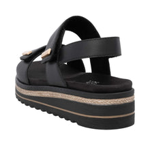 Load image into Gallery viewer, REMONTE JOCELYN 59 WEDGE BLACK