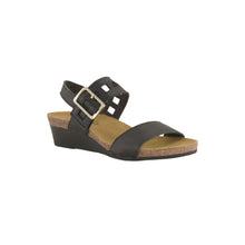 Load image into Gallery viewer, Dynasty Jet Black Leather Sandal