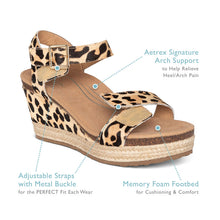 Load image into Gallery viewer, AETREX SYDNEY ESPADRILLE WEDGE BLACK SUEDE