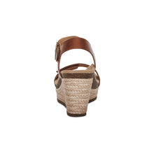 Load image into Gallery viewer, AETREX SYDNEY ESPADRILLE WEDGE WALNUT