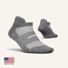 Load image into Gallery viewer, FEETURES HIGH PERFORMANCE MAX CUSHION NO SHOW TAB HEATHER GRAY