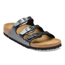 Load image into Gallery viewer, BIRKENSTOCK FLORIDA METALLIC BLACK