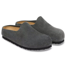 Load image into Gallery viewer, BIRKENSTOCK AMSTERDAM CHARCOAL SUEDE NARROW