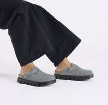Load image into Gallery viewer, BIRKENSTOCK BOSTON CHUNKY BASALT GREY SUEDE