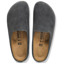 Load image into Gallery viewer, BIRKENSTOCK AMSTERDAM CHARCOAL SUEDE NARROW
