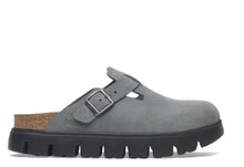 Load image into Gallery viewer, BIRKENSTOCK BOSTON CHUNKY BASALT GREY SUEDE