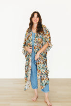 Load image into Gallery viewer, WINTON AND WAITS FRESCO FANS KIMONO (50% OFF FINAL SALE)