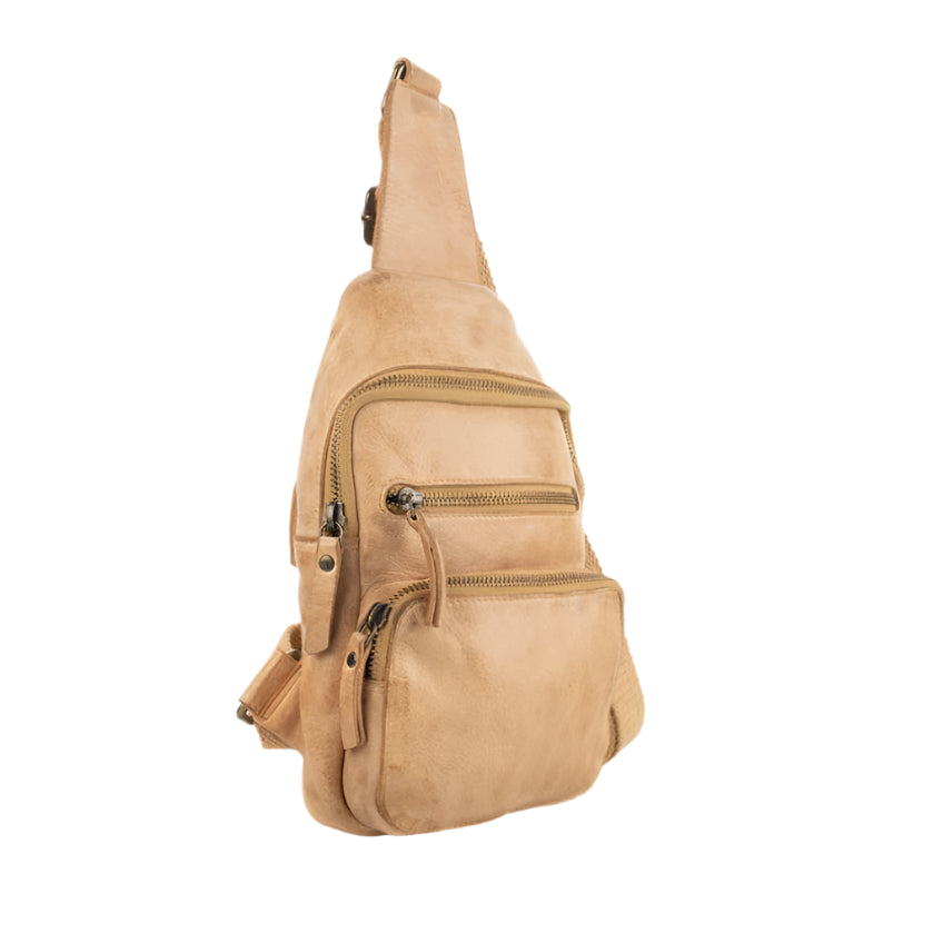 MILO 086 MARTINA LEATHER SLING BUCKSKIN – The Shoe Mill