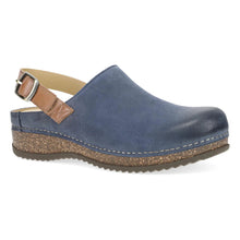Load image into Gallery viewer, Merrin Clog Blue Suede Dansko
