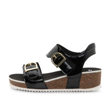 Load image into Gallery viewer, ARA NOVA PLATFORM WEDGE BLACK PATENT