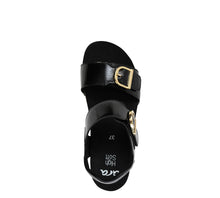 Load image into Gallery viewer, ARA NOVA PLATFORM WEDGE BLACK PATENT