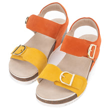 Load image into Gallery viewer, ARA NOVA PLATFORM WEDGE POPPY (CLEARANCE FINAL SALE)