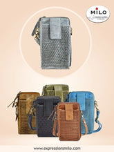 Load image into Gallery viewer, MILO EXPRESSIONS ELLA CROSSBODY PHONE WALLET BUCKSKIN