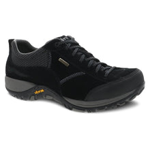 Load image into Gallery viewer, Paisley Black Waterproof Suede Dansko