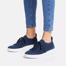 Load image into Gallery viewer, FITFLOP RALLY KNIT SNEAKER NAVY
