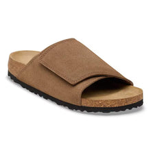 Load image into Gallery viewer, BIRKENSTOCK SOLANA MENS DARK TEA SUEDE