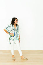 Load image into Gallery viewer, WINTON AND WAITS TUNIC PEACOCK PARADISE (50% OFF FINAL SALE)