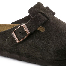 Load image into Gallery viewer, BIRKENSTOCK BOSTON MOCHA SUEDE LEATHER