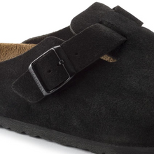 Load image into Gallery viewer, BIRKENSTOCK BOSTON BLACK SUEDE LEATHER
