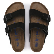 Load image into Gallery viewer, BIRKENSTOCK ARIZONA BLACK SUEDE LEATHER