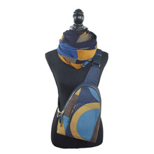 Load image into Gallery viewer, DUPATA CHIHIRO SLING CROSSBODY BAG BLUE (50% OFF FINAL SALE)