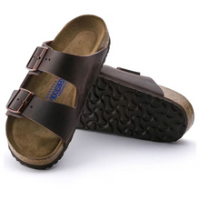 Load image into Gallery viewer, BIRKENSTOCK ARIZONA HABANA OILED LEATHER SOFTBED