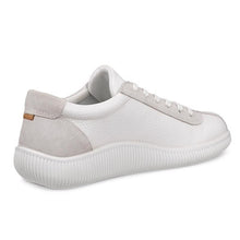 Load image into Gallery viewer, ECCO SOFT ZERO WOMENS LEATHER SNEAKER WHITE