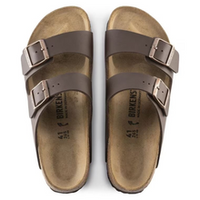 Load image into Gallery viewer, BIRKENSTOCK ARIZONA DARK BROWN BIRKO-FLOR