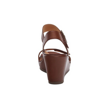 Load image into Gallery viewer, AETREX ANDREA WEDGE SANDAL WALNUT