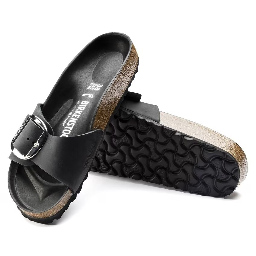 靴 BIRKENSTOCK Madrid Big Buckle BLACK BIRKENSTOCK MADRID BIG BUCKLE BLACK – The Shoe Mill