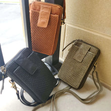 Load image into Gallery viewer, MILO EXPRESSIONS 500 ELLA CROSSBODY PHONE WALLET OLIVE