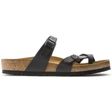Load image into Gallery viewer, BIRKENSTOCK MAYARI BLACK BIRKO-FLOR