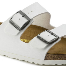 Load image into Gallery viewer, BIRKENSTOCK ARIZONA WHITE BIRKO-FLOR