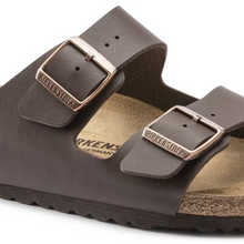 Load image into Gallery viewer, BIRKENSTOCK ARIZONA DARK BROWN BIRKO-FLOR