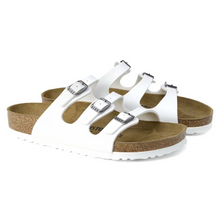 Load image into Gallery viewer, BIRKENSTOCK FLORIDA WHITE BIRKO-FLOR (CLEARANCE FINAL SALE)