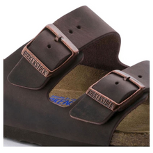 Load image into Gallery viewer, BIRKENSTOCK ARIZONA HABANA OILED LEATHER SOFTBED