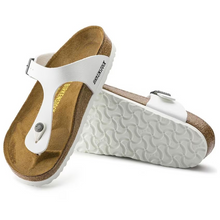 Load image into Gallery viewer, BIRKENSTOCK GIZEH WHITE BIRKO-FLOR